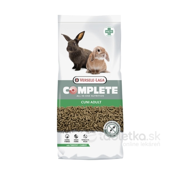 Versele Laga Complete Cuni Adult Pre dospelých aj zakrslých králikov 8kg