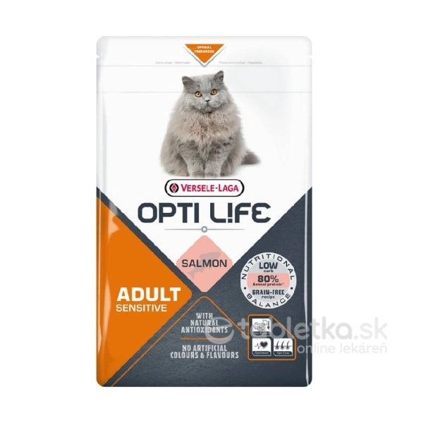 E-shop Versele Laga Opti Life Cat Adult Sensitive 1kg