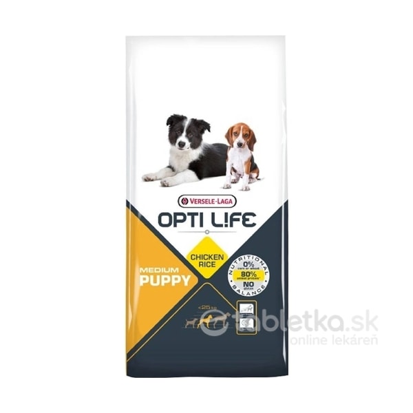E-shop Versele Laga Opti Life Dog Puppy Medium 2,5kg