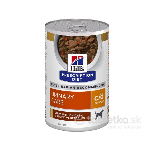 Hills Diet Canine Stew c/d Chicken&Vegetables konzerva 354g