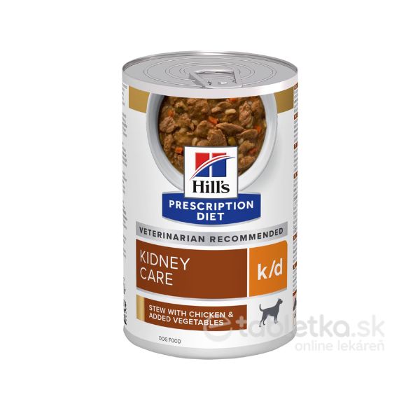 Hills Diet Canine Stew k/d Chicken&Vegetables konzerva 354g