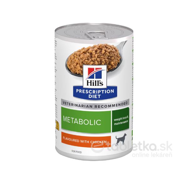 Hills Diet Canine Metabolic with Chicken konzerva 370g