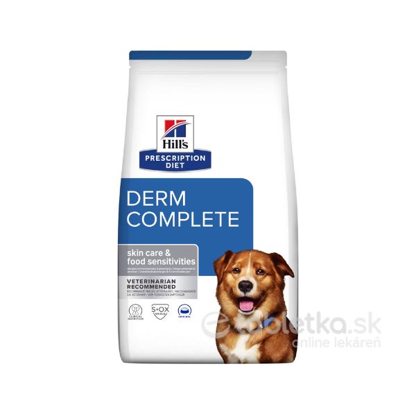 Hills Diet Canine Derm Complete 12kg