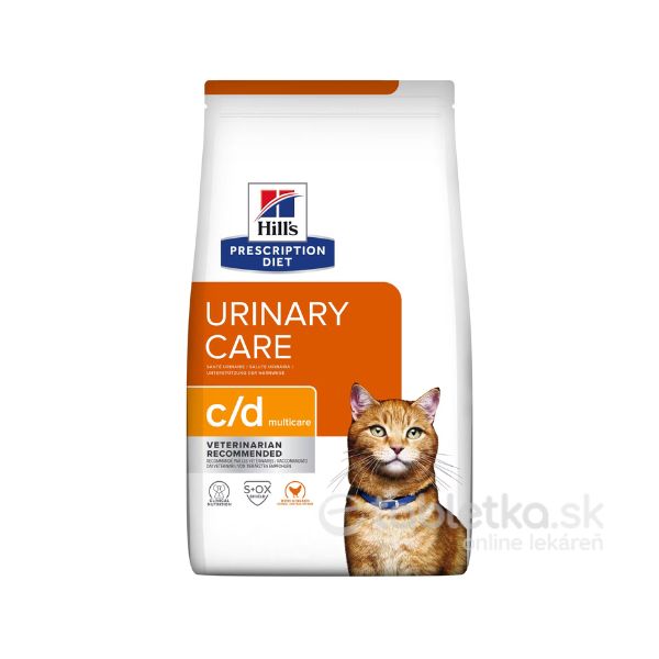 Hills Diet Feline c/d Multicare Chicken Dry 1,5kg