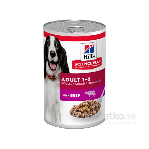 Hills SP Canine Adult Beef konzerva 370g