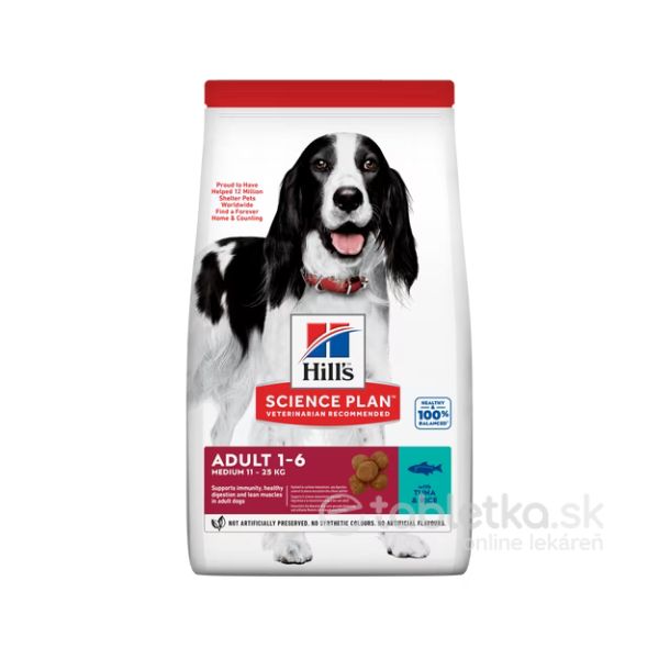 Hills SP Canine Adult Medium Tuna&Rice 12kg