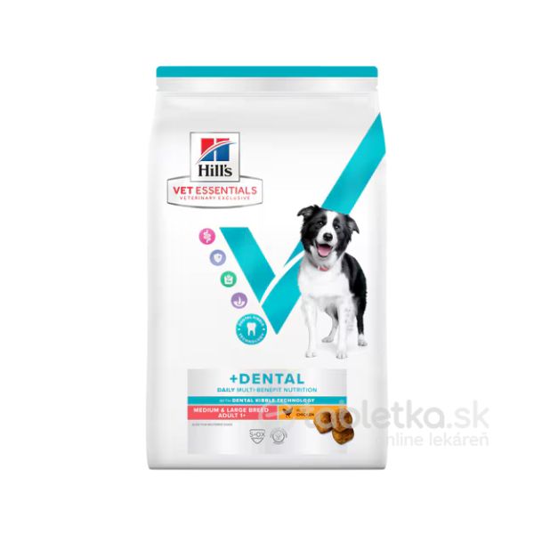 Hills VE Canine Multi benefit Adult Dental Medium&Large Chicken 2kg