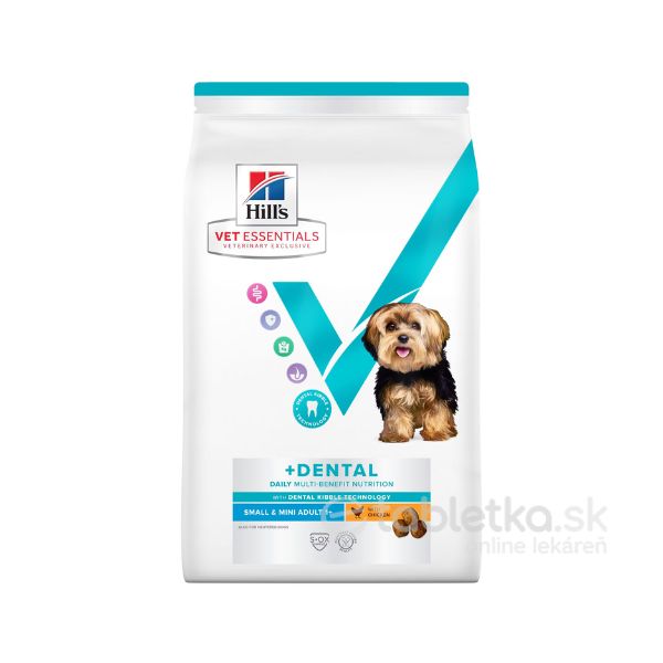 Hills VE Canine Multi benefit Adult Dental Small&Mini Chicken 2kg