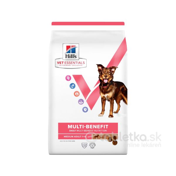 Hills VE Canine Multi benefit Adult Medium Lamb&Rice 10kg