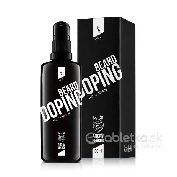 ANGRY BEARDS prípravok na rast fúzov BEARD DOPING 100ml