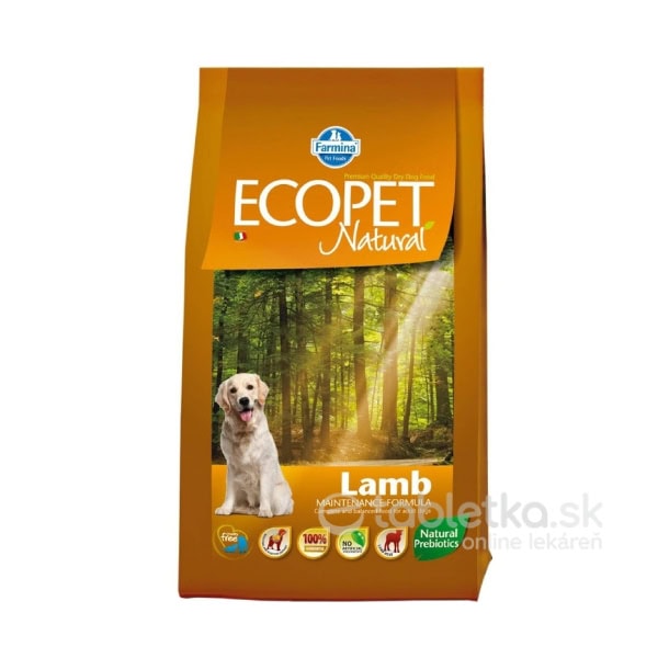 Farmina MO P Ecopet Dog Adult Medium, Lamb 12kg+2kg