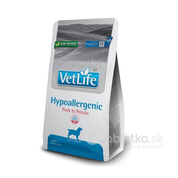 Farmina Vet Life Dog Hypoallergenic, Pork & Potato 2kg