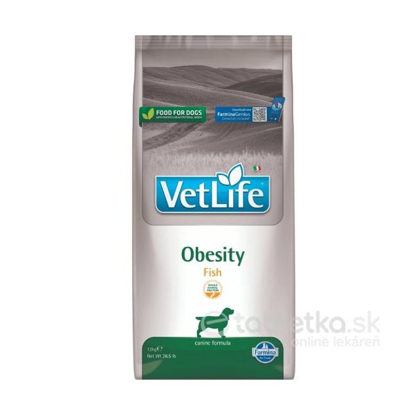 Farmina Vet Life Dog Obesity, Fish 12kg
