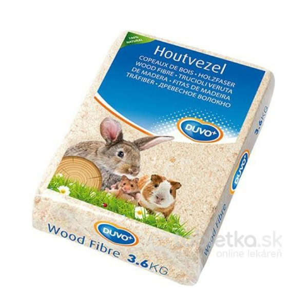 Hobliny DUVO+, podstielka pre hlodavce 3,6kg