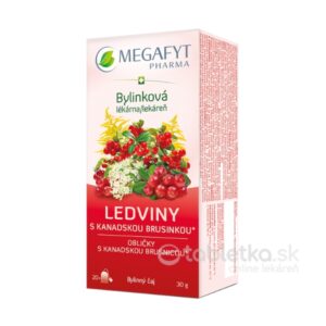 MEGAFYT Bylinková lekáreň OBLIČKY s kanadskou brusnicou (inovácia 2024) 20x1,5g