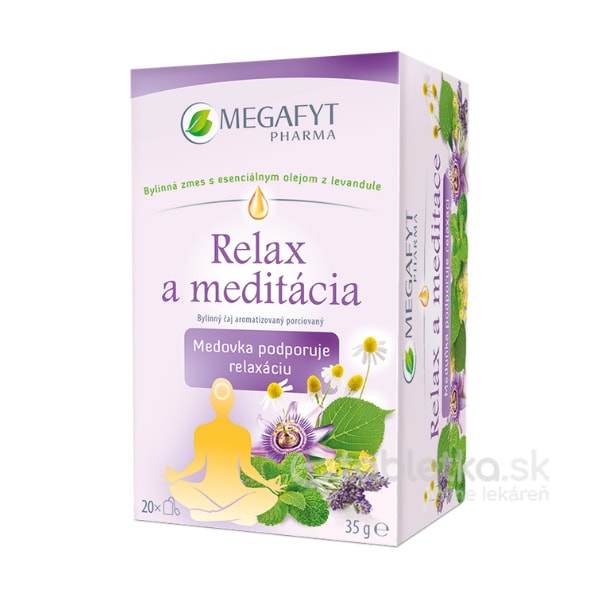 MEGAFYT Relax a meditácia bylinný čaj 20x1,75g