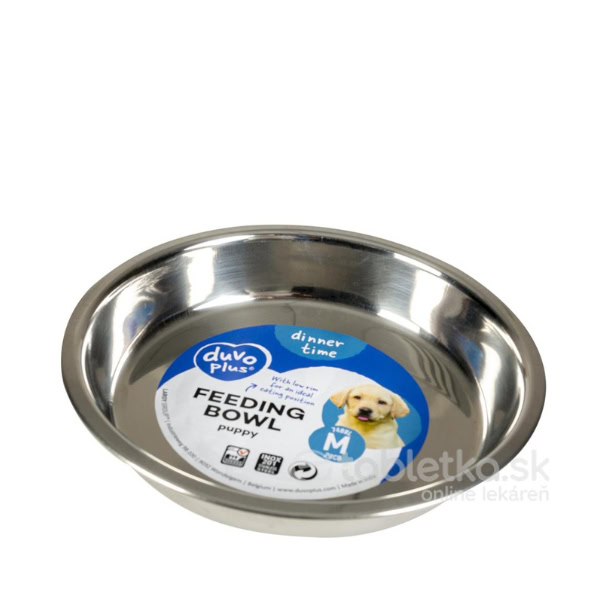 Miska DUVO+, pre šteniatka Inox nerezová 740ml