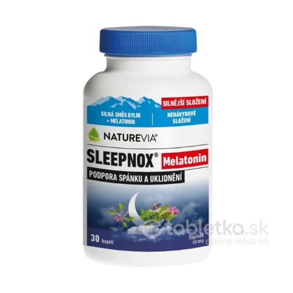 NATUREVIA SLEEPNOX Melatonín 30 kapsúl