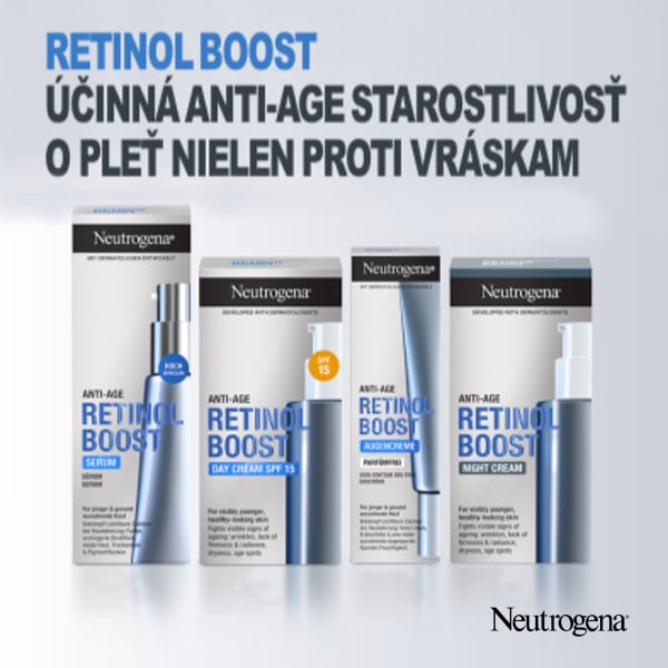 Kozmetický rad NEUTROGENA® Retinol Boost pre viditeľne mladšiu a zdravšie vyzerajúcu pleť
