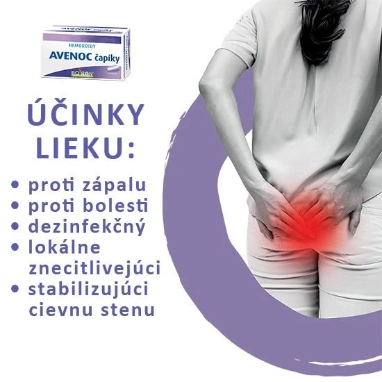 Účinky homeopatického lieku Avenoc čapíky