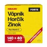 WALMARK Vápnik Horčík Zinok FORTE 140+40 tabliet