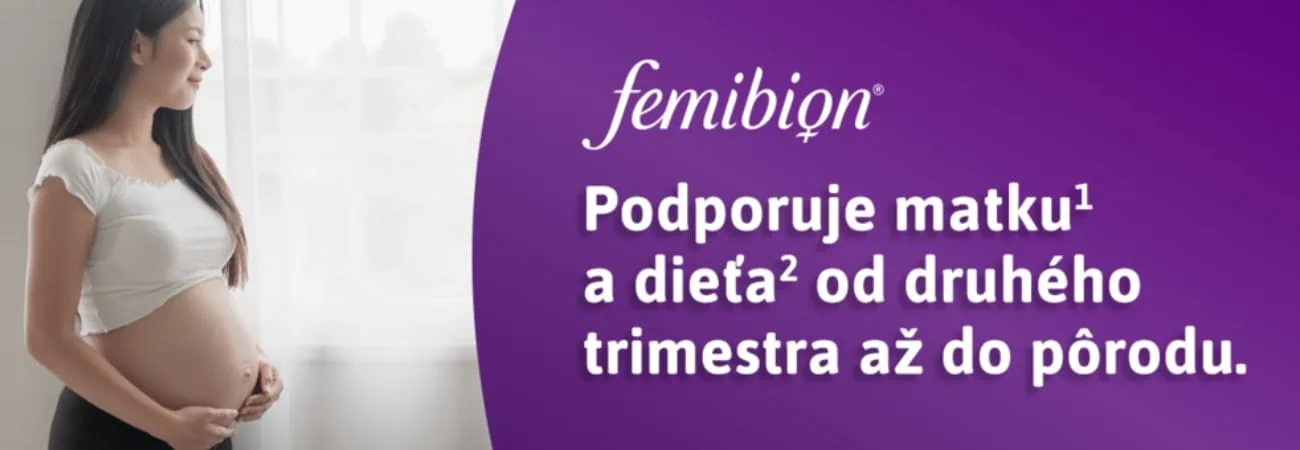 Femibion 2 - podporuje matku a dieťa od 2. trimestra až do pôrodu