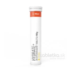 GymBeam Hydrate+, 20 šumivých tabliet