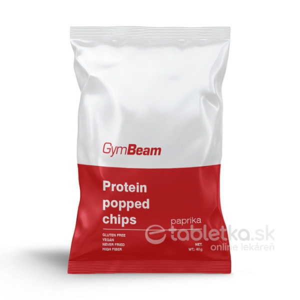 GymBeam proteínové čipsy príchuť paprika 40g