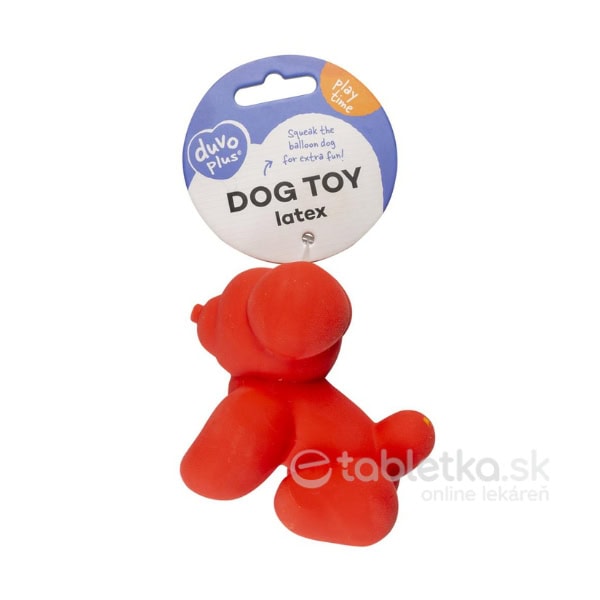 Hračka DUVO+, pre psov latexový balón mopslík 9,5x6x8,5cm