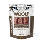 Pamlsok pre psov Woolf Chicken Pumpkin and Oats Bone 100g