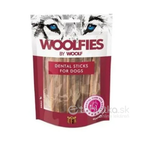 Pamlsok pre psov Woolfies Dental Sticks 200g