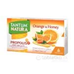 TANTUM NATURA PROPOLIS Zn - Orange & Honey 15 gumených pastiliek