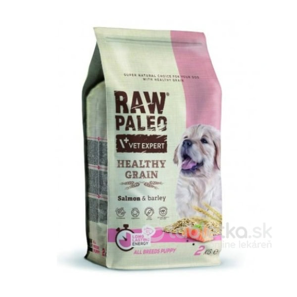 VetExpert Raw Paleo Healthy Grain Puppy Salmon 2kg