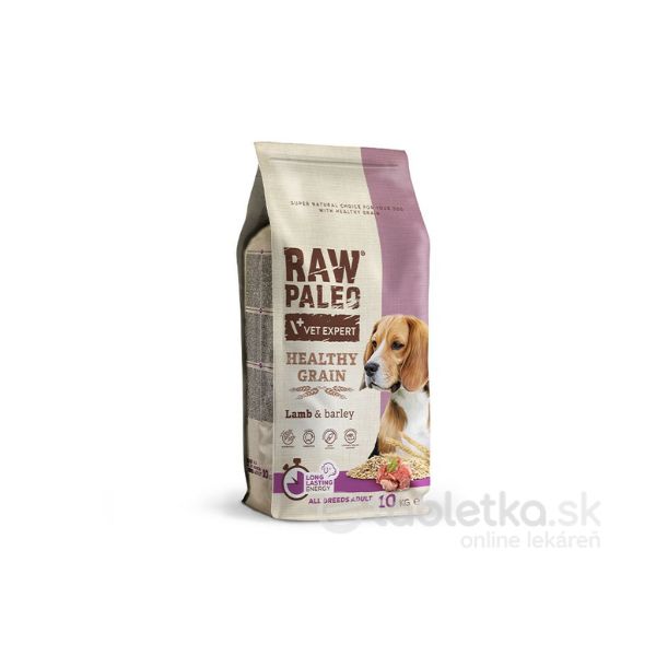 VetExpert Raw Paleo adult Healthy Grain Lamb&Barley 10kg
