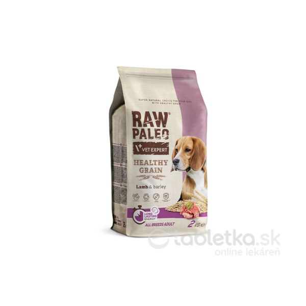 VetExpert Raw Paleo adult Healthy Grain Lamb&Barley 2kg