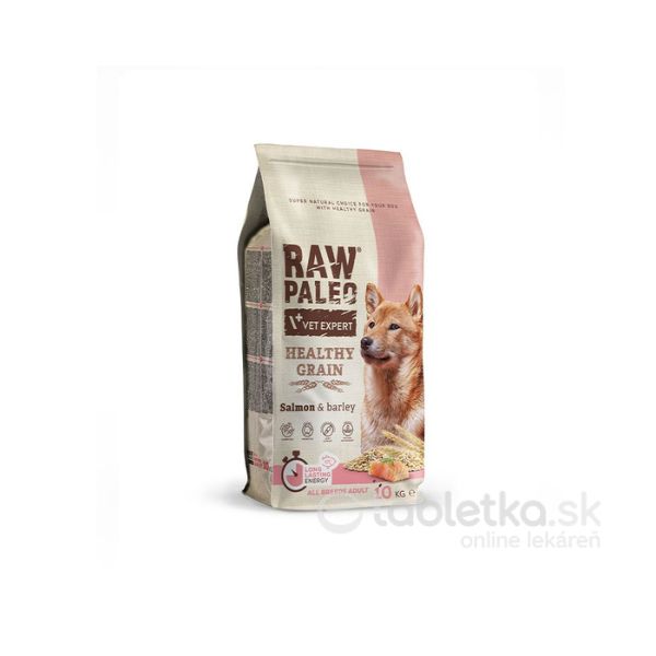 VetExpert Raw Paleo adult Healthy Grain Salmon&Barley 10kg