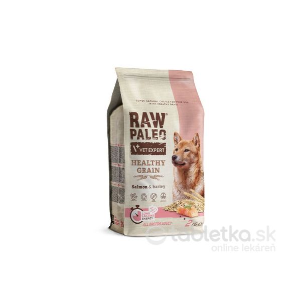 VetExpert Raw Paleo adult Healthy Grain Salmon&Barley 2kg