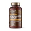 Hnedá fľaša s etiketou Barny's BRONZER Beta-karotén Komplex 30 kapsúl, obal so slovenskými údajmi a zložením.