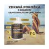 Reklama na Barny's BRONZER Beta-karotén Komplex 30 kapsúl, dve ženy na pláži, zloženie s beta-karoténom, podpora opálenia.