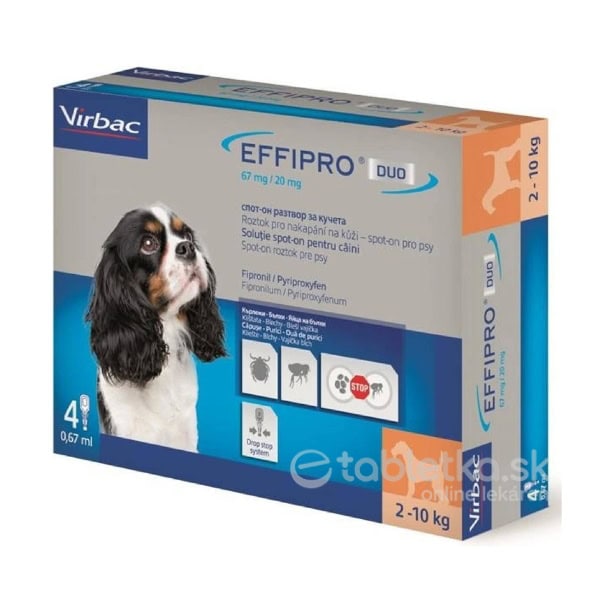EFFIPRO DUO S Spot-on 67mg/20mg