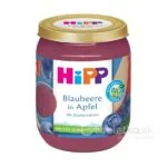 HiPP Príkrm BIO Jablko a čučoriedky ovocný (od ukončeného 4.-6.m) 160g