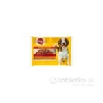 Mars PEDIGREE kapsička dog ADULT Multipack hovädzie&hydinové mäso v želé 4x100g