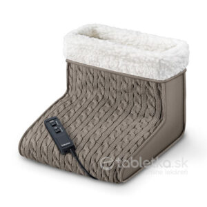 Beurer FMW 45 je elektrický ohrievač nôh s káblovým úpletom, umelou kožušinou a diaľkovým ovládaním na nastavenie teploty.
