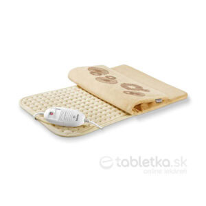 Beurer vyhrievacia podložka HK 45 je béžová elektrická podložka s kvetinovým vzorom, mäkkým povrchom a ovládačom.