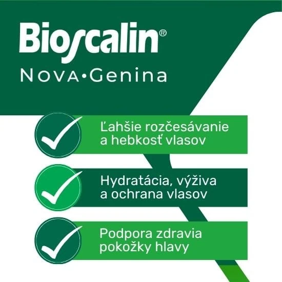 Bioscalin Nova Genina posilňujúci kondicionér a jeho výhody pre vaše vlasy