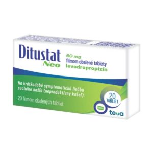Ditustat Neo filmom obalené tablety 60mg v balení po 20 kusov