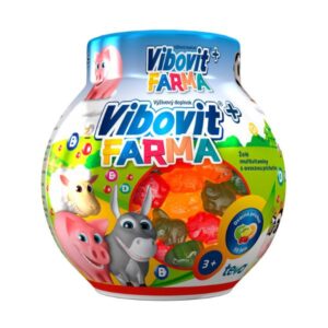 Vibovit+ FARMA želé multivitamíny s ovocnou príchuťou (inovácia 2024) pre deti