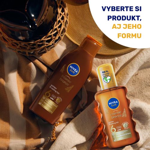 Vyberte si produkt na opaľovanie Nivea Sun - aj jeho formu