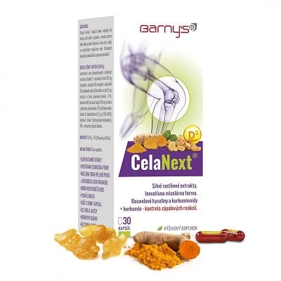 Barny’s® CelaNext s extraktmi v micelárnej forme