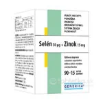 GENERICA Selén 50μg + Zinok 15mg 90+15 kapsúl